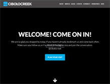 Tablet Screenshot of cibolocreek.com